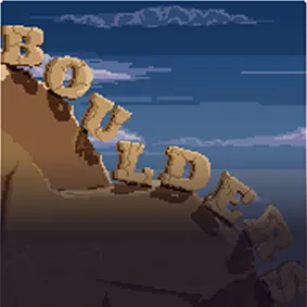 Plinko in Paradice City — a boulder tumbling down a wall of pegs