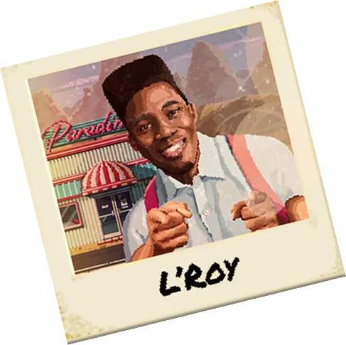 A polaroid of L'Roy Davis, one of the Mirage's interviewees